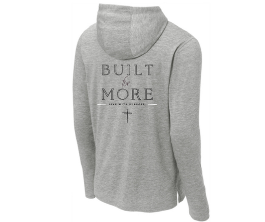 LIGHTWEIGHT GRAY HOODIE