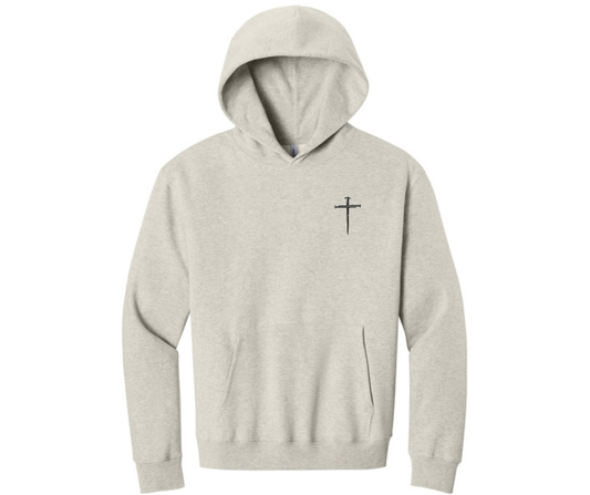 BUILT FOR MORE CREAM GRAY HEAVYWEIGHT HOODIE