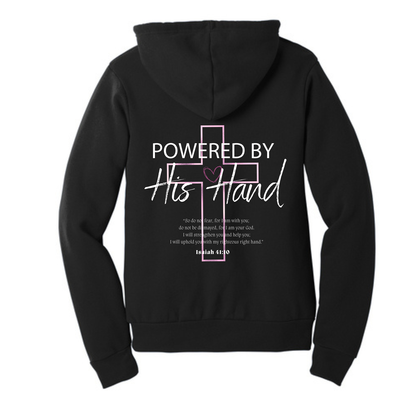 Powered By His Hand Hoodie