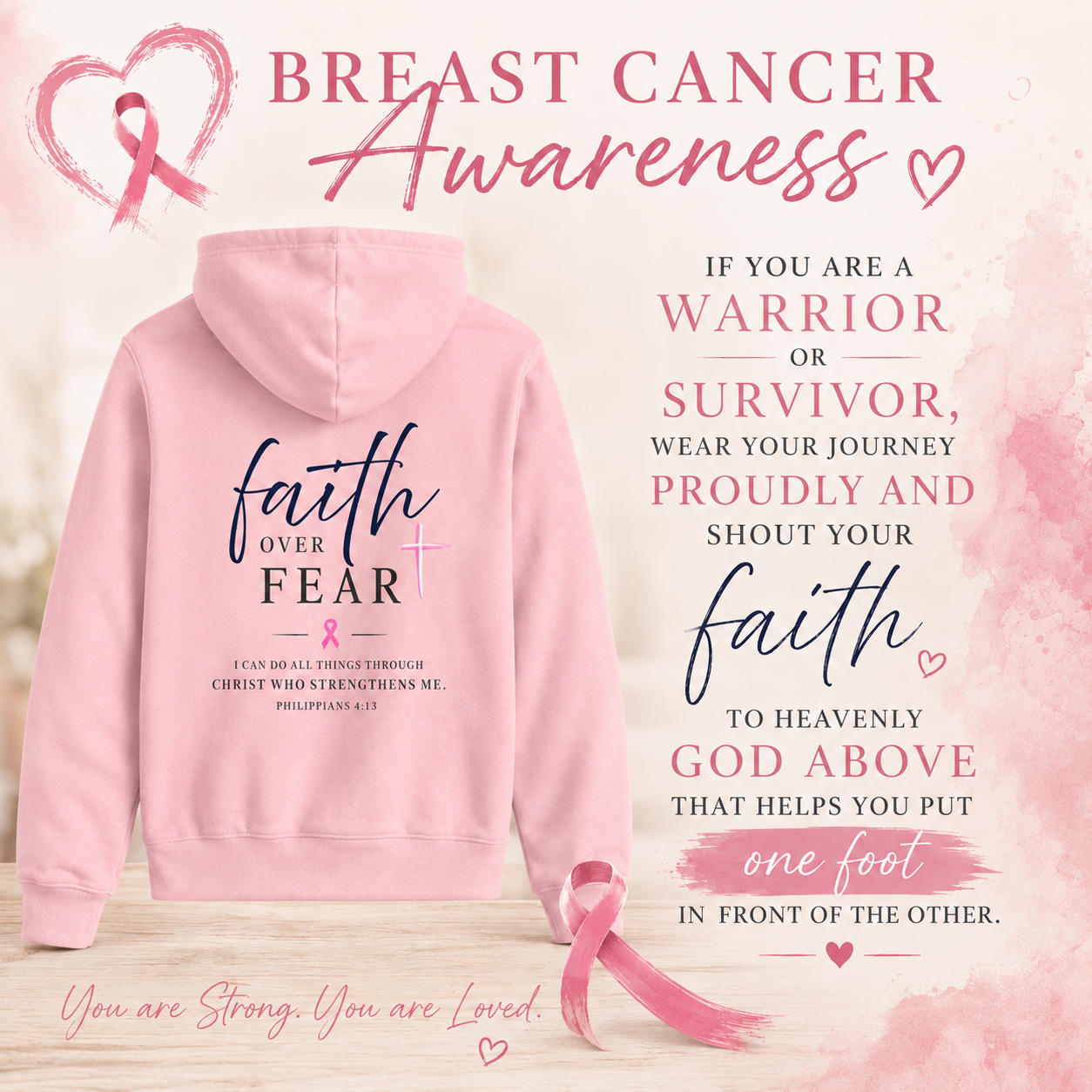 Faith Over Fear Hoodie (Pre-Order Item)