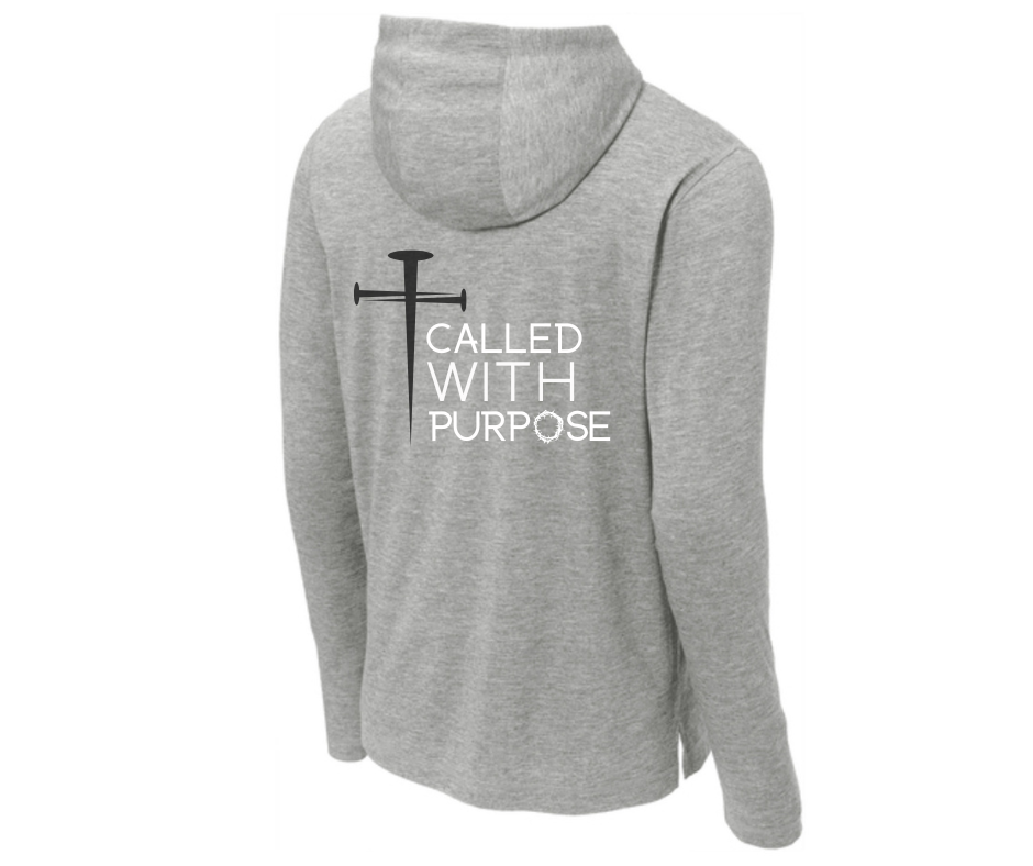 Called With Purpose - Light Grey Lightweight Hoodie (Pre-Order Item)