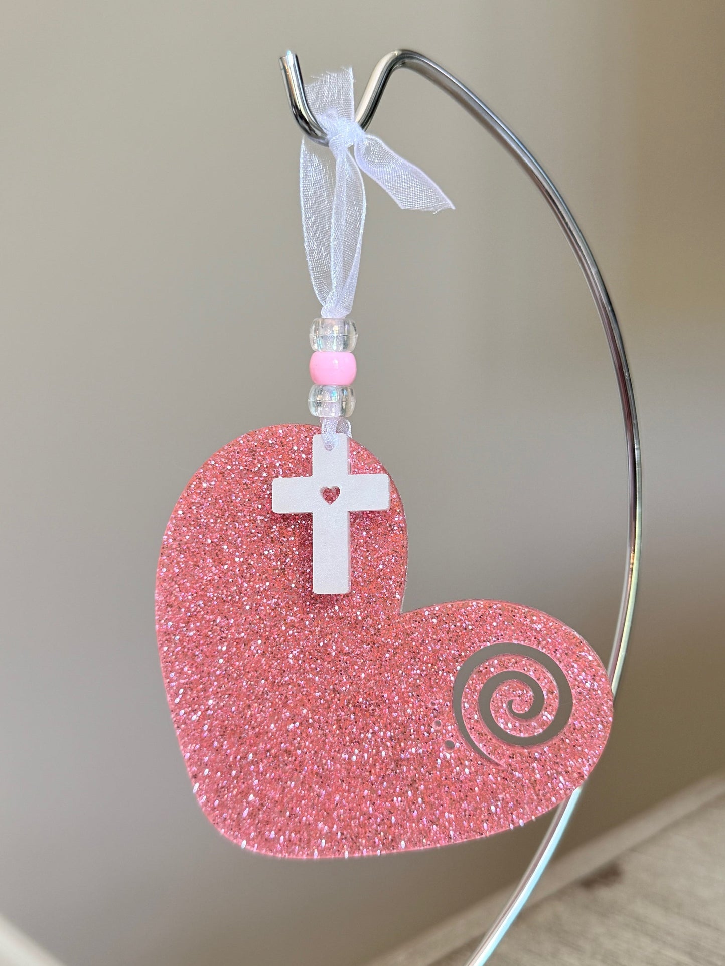 Grateful Heart Filled with Faith Ornament