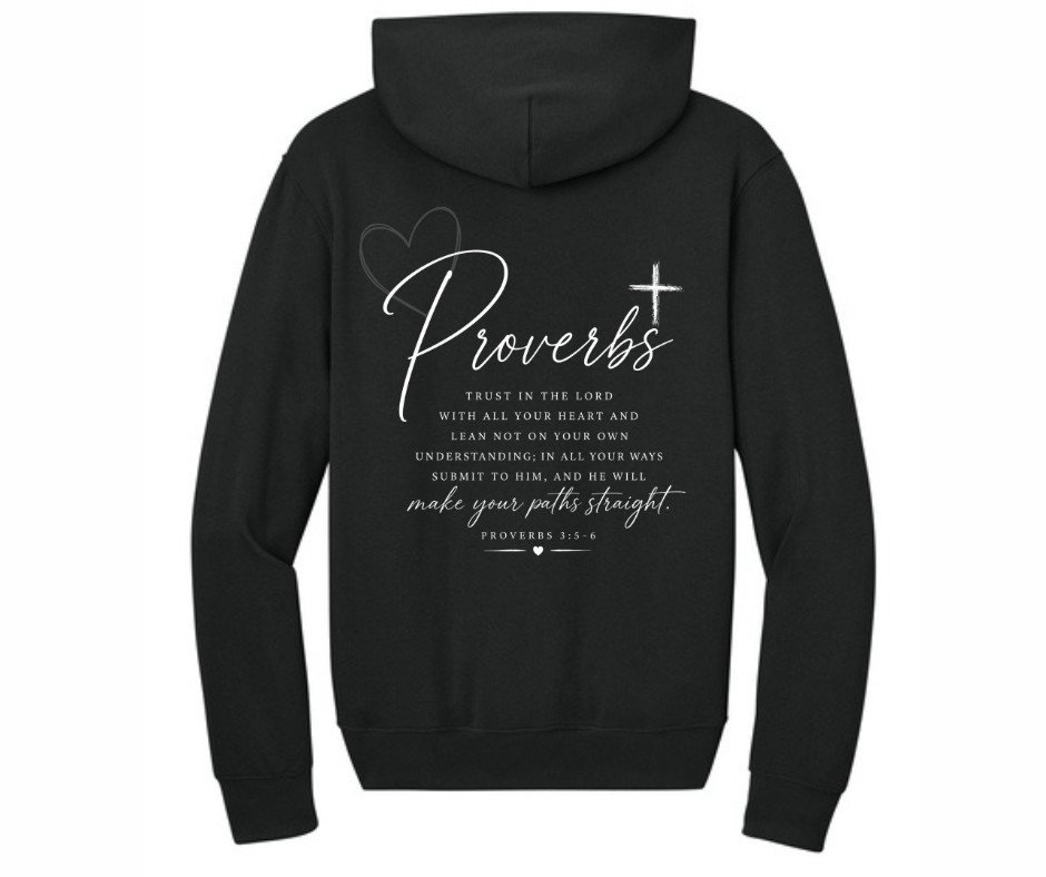 Proverb Path Hoodie - Black (Pre-Order Item)