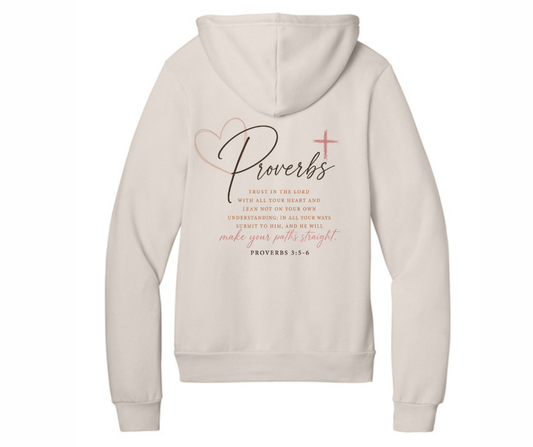 Proverb Path Hoodie - Cream (Pre-Order Item)