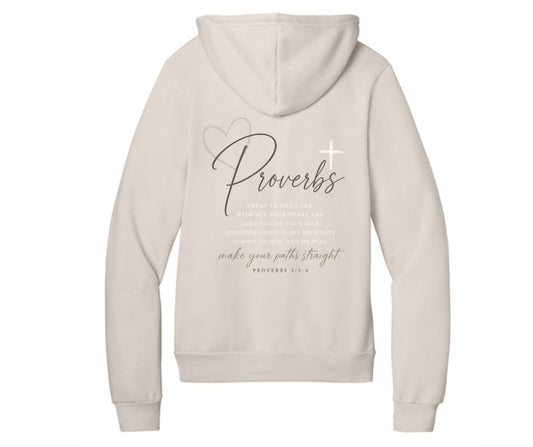 Proverb Path Hoodie - Cream (Pre-Order Item) (Copy)