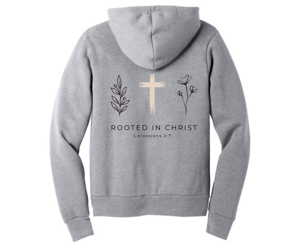 Rooted in Christ Colossians Hoodie (p)