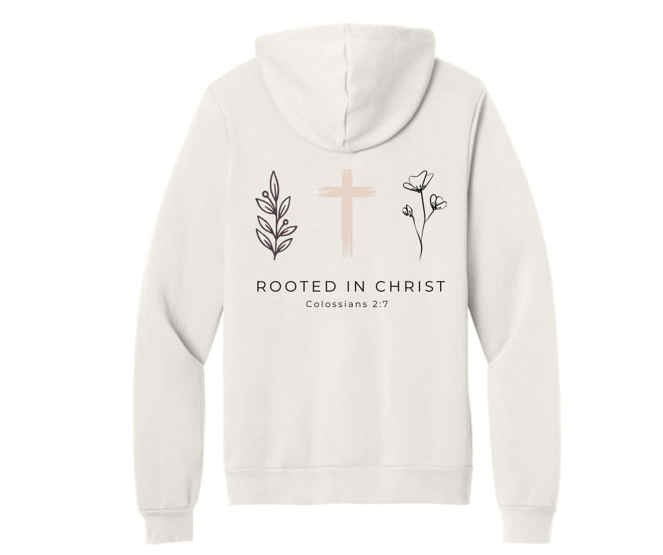 Rooted in Christ Colossians Hoodie (p)