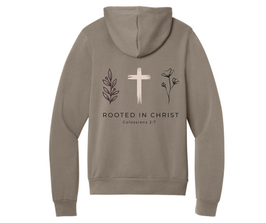 Rooted in Christ Colossians Hoodie (p)