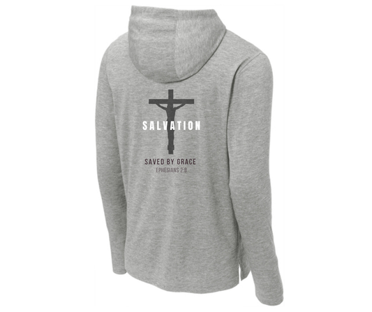 Salvation Saved by Grace - Unisex Heather Gray (Pre-Order Item)