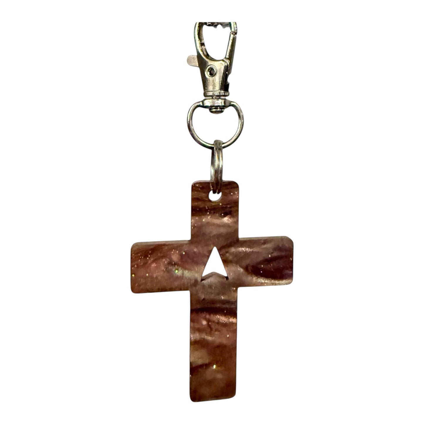 True North Cross Keychain